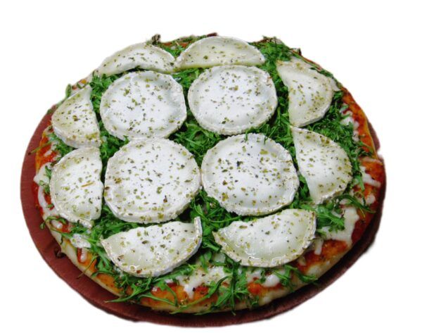 Rúcula con queso de cabra